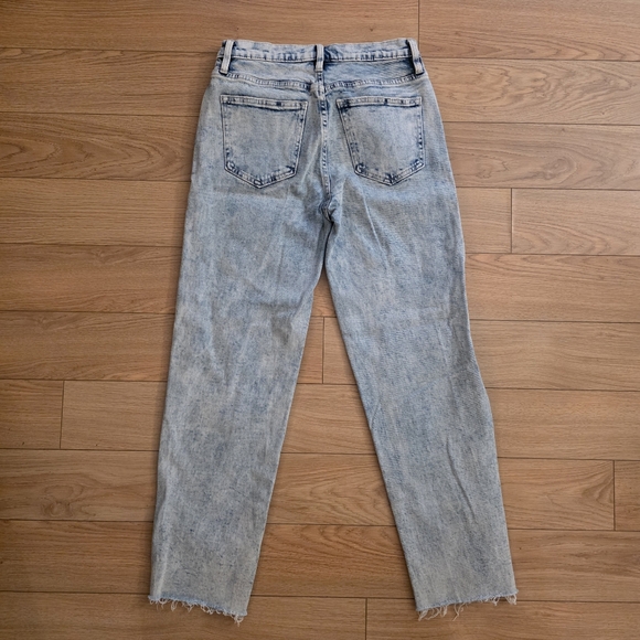 Fashion Nova Acid Wash Straight Leg Jeans- 5 - Picture 8 of 12